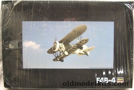 Hasegawa 1/32 Boeing F4B-4 - 1930's Biplane Fighter - (F4B4), QP12 plastic model kit